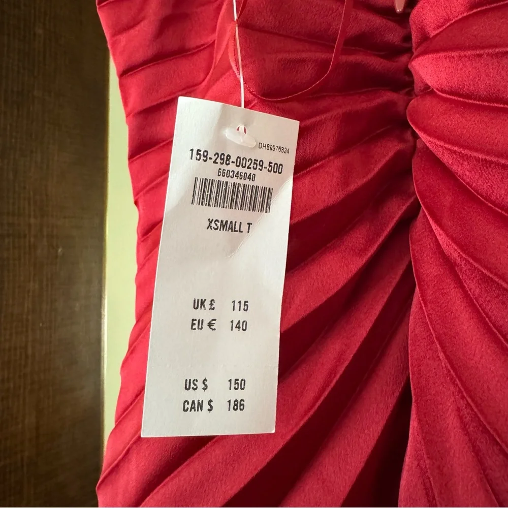 The A&F Giselle Sunburst Pleated Maxi Dress